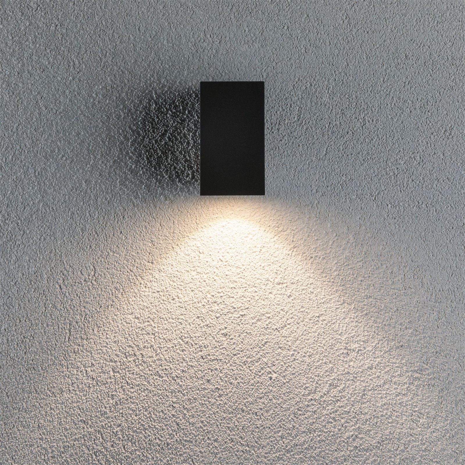 LED Exterior wall luminaire Flame IP44 square 58x75mm 3000K 3,8W 320lm 230V Anthracite Aluminium