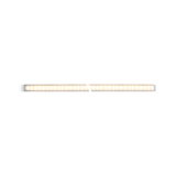 Bande LED longue avec lumière blanc chaud et boîtier transparent pour éclairage moderne.