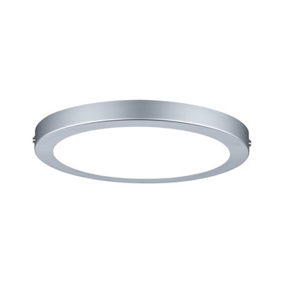 Rundes LED-Deckenpanel aus silbernem Aluminium mit weißem Licht für moderne Raumbeleuchtung