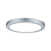 Rundes LED-Deckenpanel aus silbernem Aluminium mit weißem Licht für moderne Raumbeleuchtung