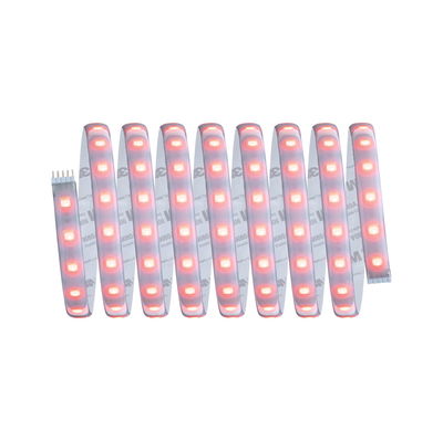 Bande LED flexible avec lumière rouge, éclairage LED économique pour décoration intérieure.