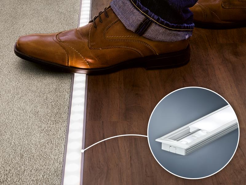 Floor Bodeneinbauprofil Floor Einbauprofil für LED Strips im Boden