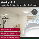 Ultradunne witte LED-plafondlamp met IP44, spatwaterdicht en roestvrij voor badkamer en kamers