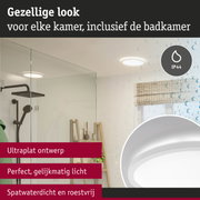 Ultraplatte witte LED-plafondlamp met IP44, spatwaterdicht en roestvrij voor badkamer