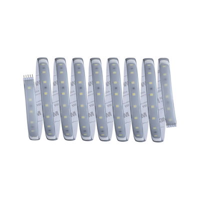 Flexibele LED-strip met witte LEDs en zelfklevende achterkant voor veelzijdige verlichting.