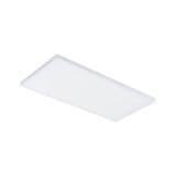 Plafonnier LED rectangulaire blanc au design fin en plastique pour éclairage intérieur moderne