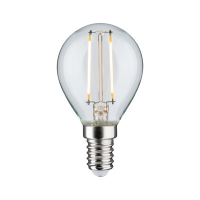 Small LED bulb with clear glass and E14 base for energy-efficient lighting solutions