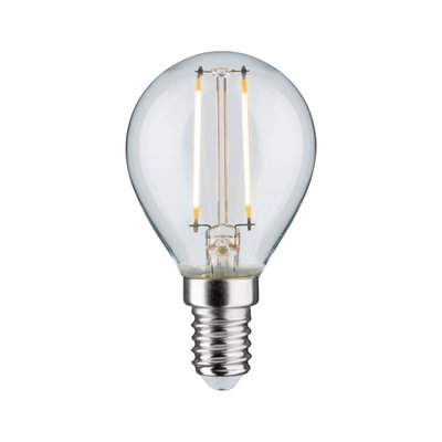 Small LED bulb with clear glass and E14 base for energy-efficient lighting solutions