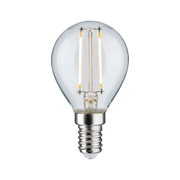 Small LED bulb with clear glass and E14 base for energy-efficient lighting solutions