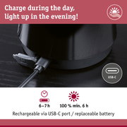 Black USB-C charger with replaceable battery for efficient and sustainable device charging