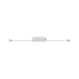 White LED connector with cables for flexible indoor lighting installations