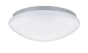 Round white plastic ceiling light with simple design for modern indoor lighting