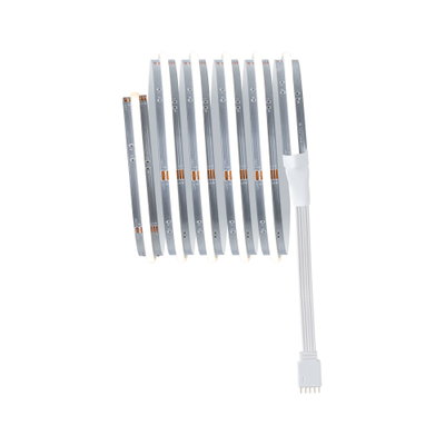 Flexible LED light strip with white illumination and 4-pin connector for versatile lighting accents