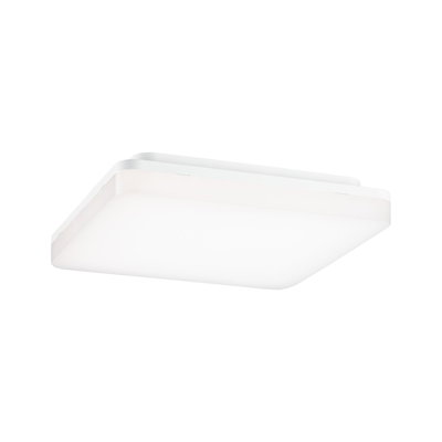 Modern square white plastic LED ceiling light for energy-efficient room illumination