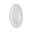LED Recessed wall luminaire Neordic round 123mm 2W 30lm 230V 2700K Matt white Round LED wall light with white plastic housing and warm white light for modern interiors