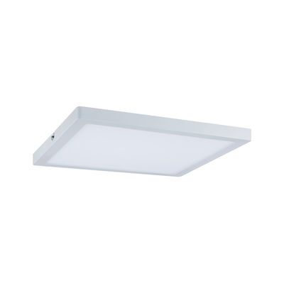 Fladt kvadratisk hvidt LED-loftpanel med aluminiumsramme til moderne rumbelysning