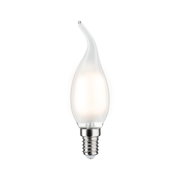 Glühbirne in Flammenform aus klarem Glas mit E14-Fassung für dekorative LED-Beleuchtung