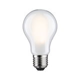 Classic white LED light bulb with E27 base for energy-efficient lighting solutions