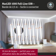 Bande LED MaxLED 1000 Full-Line COB 2,5 m en blanc lumière du jour pour profils fins