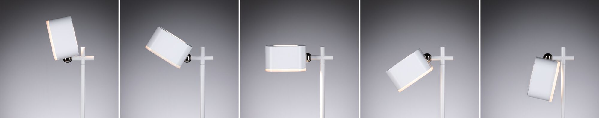 Luminaires à poser mobiles Varia White Switch 250lm / 60lm 1,6 / 1x0,4W Blanc