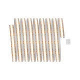 Bande LED flexible blanche avec LED orange et connecteur transparent pour éclairage intérieur