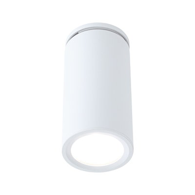 Modern white metal ceiling spotlight with round design for LED indoor lighting