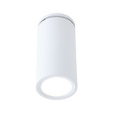 Modern white metal ceiling spotlight with round design for LED indoor lighting