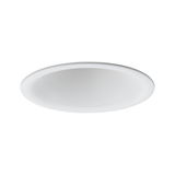 Rundt hvidt LED-loftpanel i plastik til energieeffektiv belysning af rum