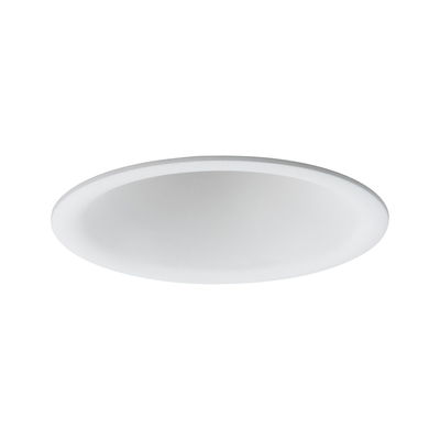 Rundt hvidt LED-loftpanel i plastik til energieeffektiv belysning af rum