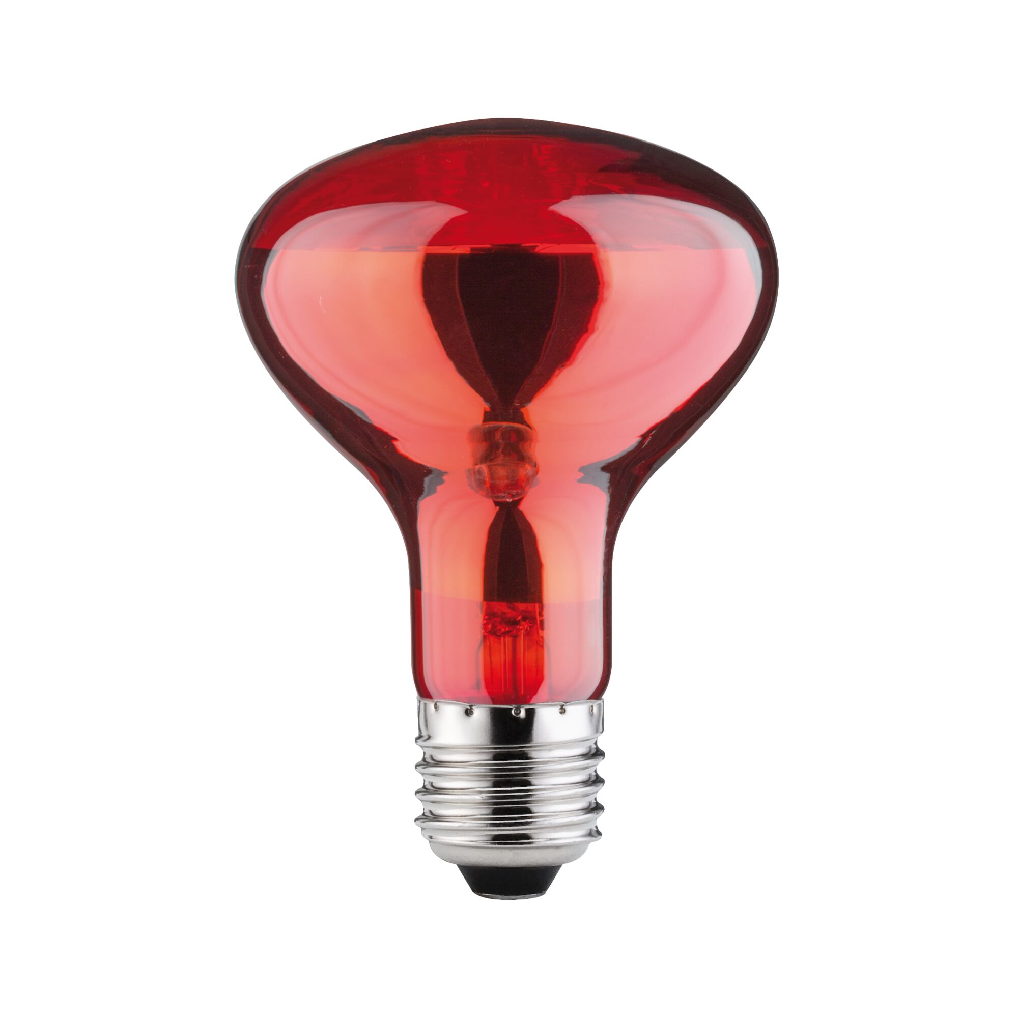 Red glass bulb with E27 base for decorative lighting and accent illumination