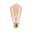 Rustic Shine 230 V Standard LED Corn Filament in S-shape 300lm 4,2W 1800K dimmable Gold Vintage LED bulb with spiral filament in amber glass and E27 base for decorative lighting use