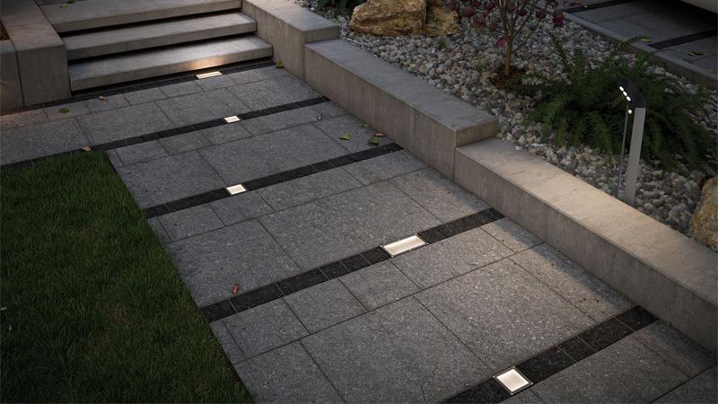 Solarbodeneinbauleuchten sorgen für Trittsicherheit. Solarbodeneinbauleuchten von Paulmann