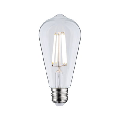 Klassisk LED-pære med klart glas og E27-fatning til energieffektiv belysning
