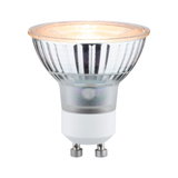 Halogen reflektorlampe med GU10-fatning i klart glas til fokuseret belysning