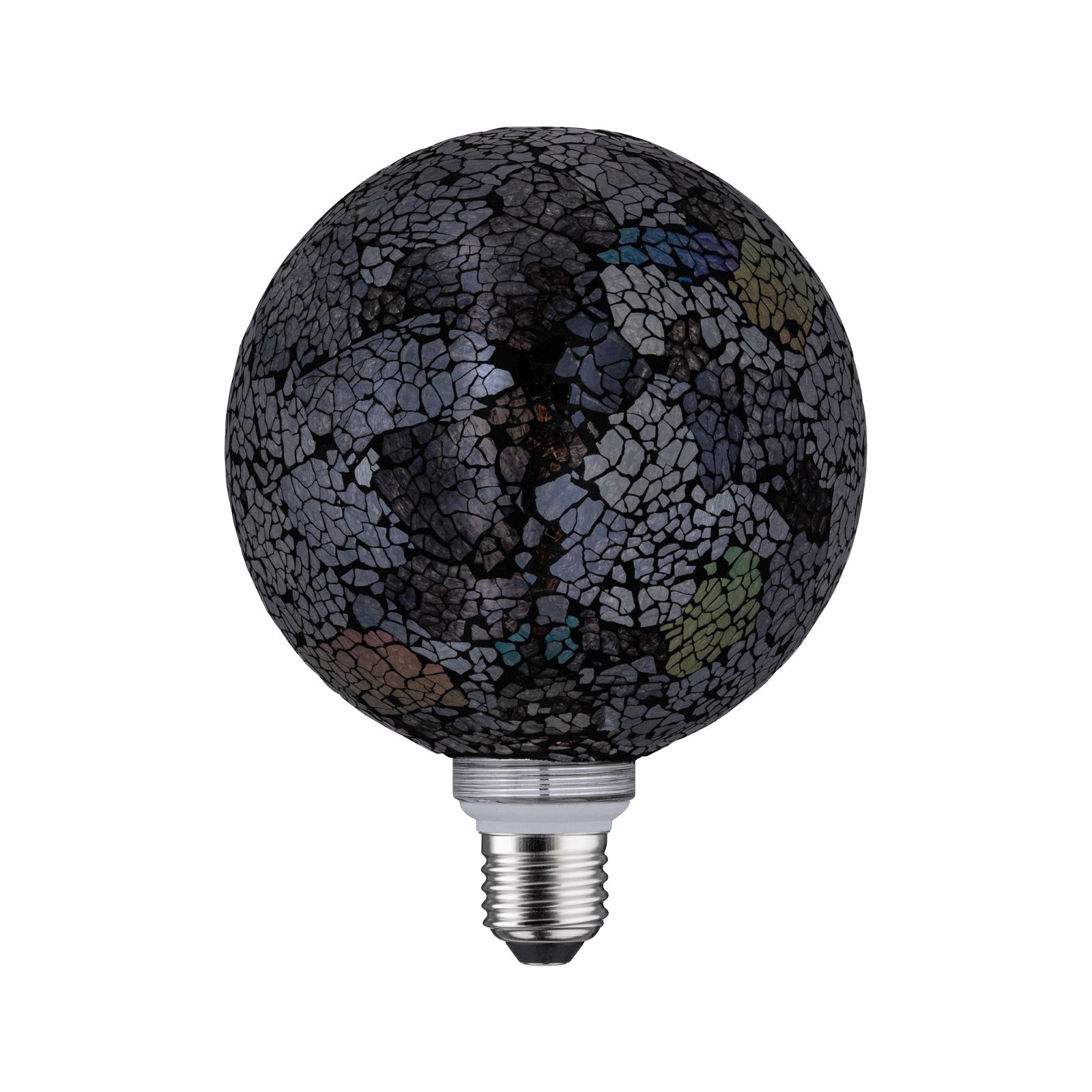Miracle Mosaic Edition LED Globe E27 230V 470lm 5W 2700K dimbaar Zwart