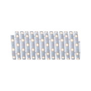 Flexibler LED-Lichtstreifen mit warmweißen LEDs und transparentem Silikonmantel für vielseitige Beleuchtung