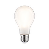 Leuchtende LED-Glühbirne mit E27-Fassung in klarer Glasoptik für energiesparende Beleuchtung