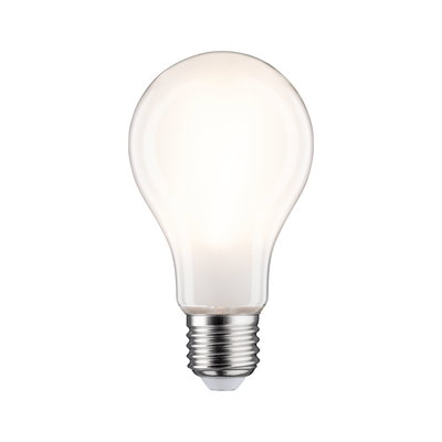 Leuchtende LED-Glühbirne mit E27-Fassung in klarer Glasoptik für energiesparende Beleuchtung
