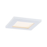 Firkantet hvid LED-loftslampe med varmt hvidt lys til moderne indretning