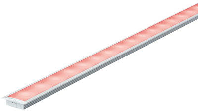 Long white LED light profile with red illumination, aluminum material for modern room lighting
