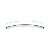 Bøjet hvidt aluminiumprofil til LED-lysstrimler, fleksibelt belysningssystem tilbehør