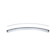 Profilé en aluminium courbé blanc pour bandes LED, accessoire système d'éclairage flexible