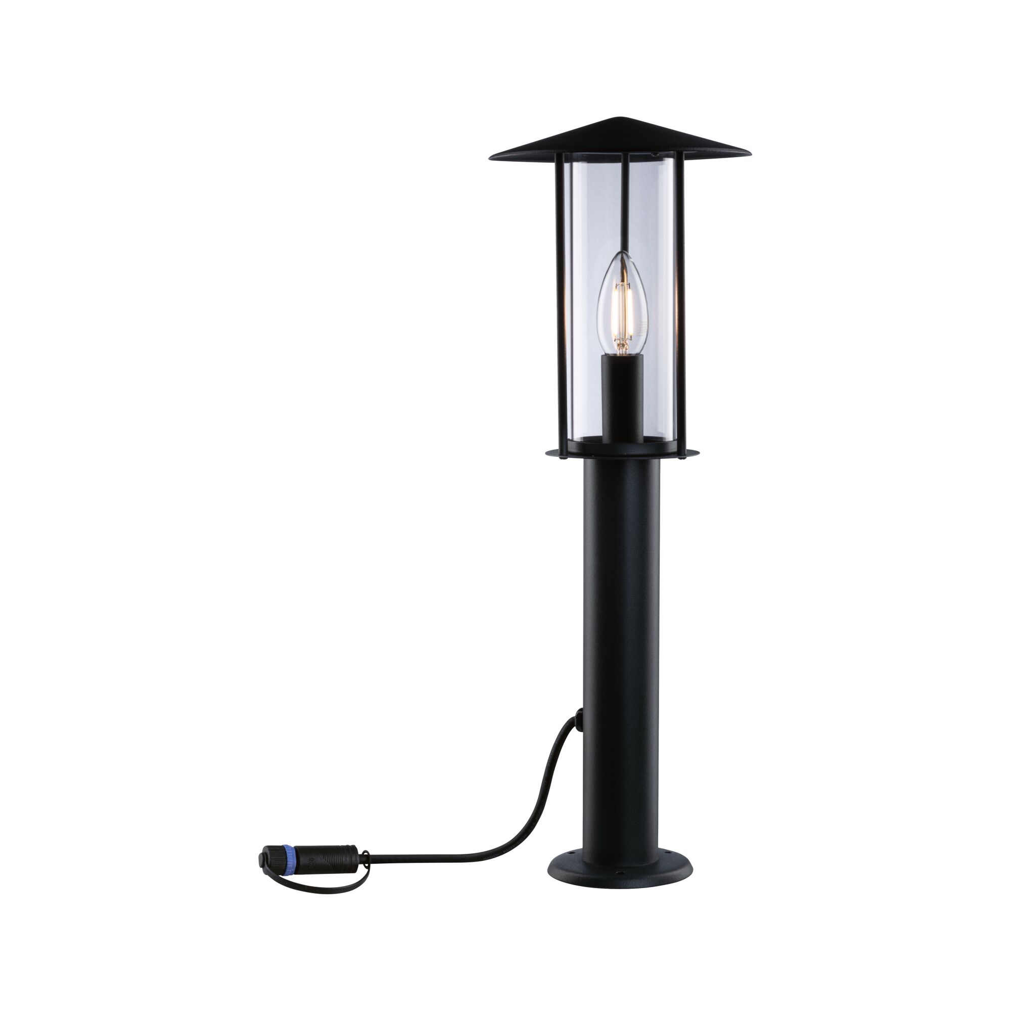 Plug & Shine LED Bollard luminaire Classic Single luminaire IP44 3000K 2W Anthracite