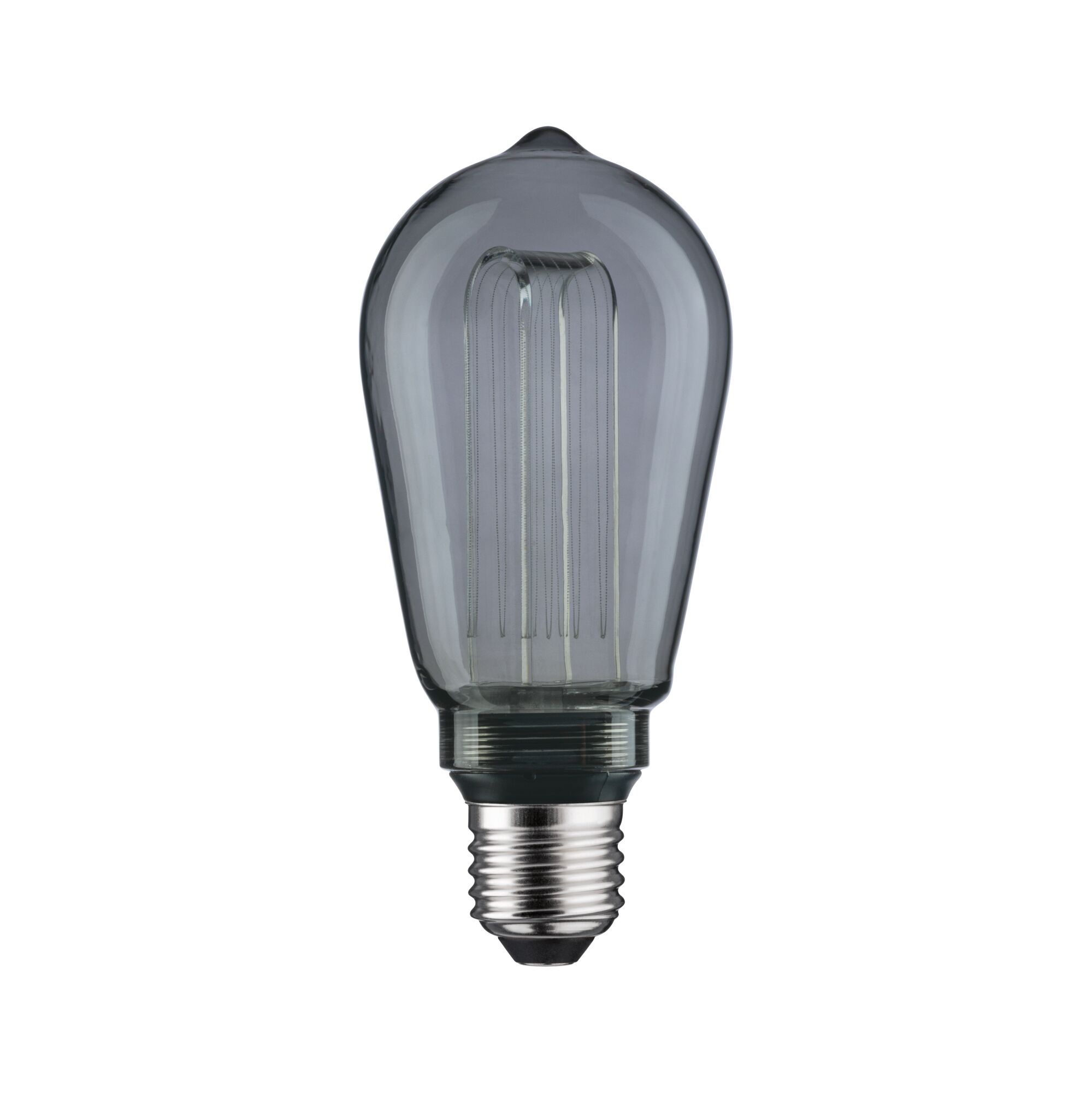 Retro LED bulb with smoked glass and E27 base for energy-efficient lighting solutions