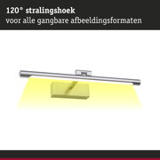 Moderne LED-buitenverlichting van geborsteld metaal met 120° stralingshoek voor wanddecoratie