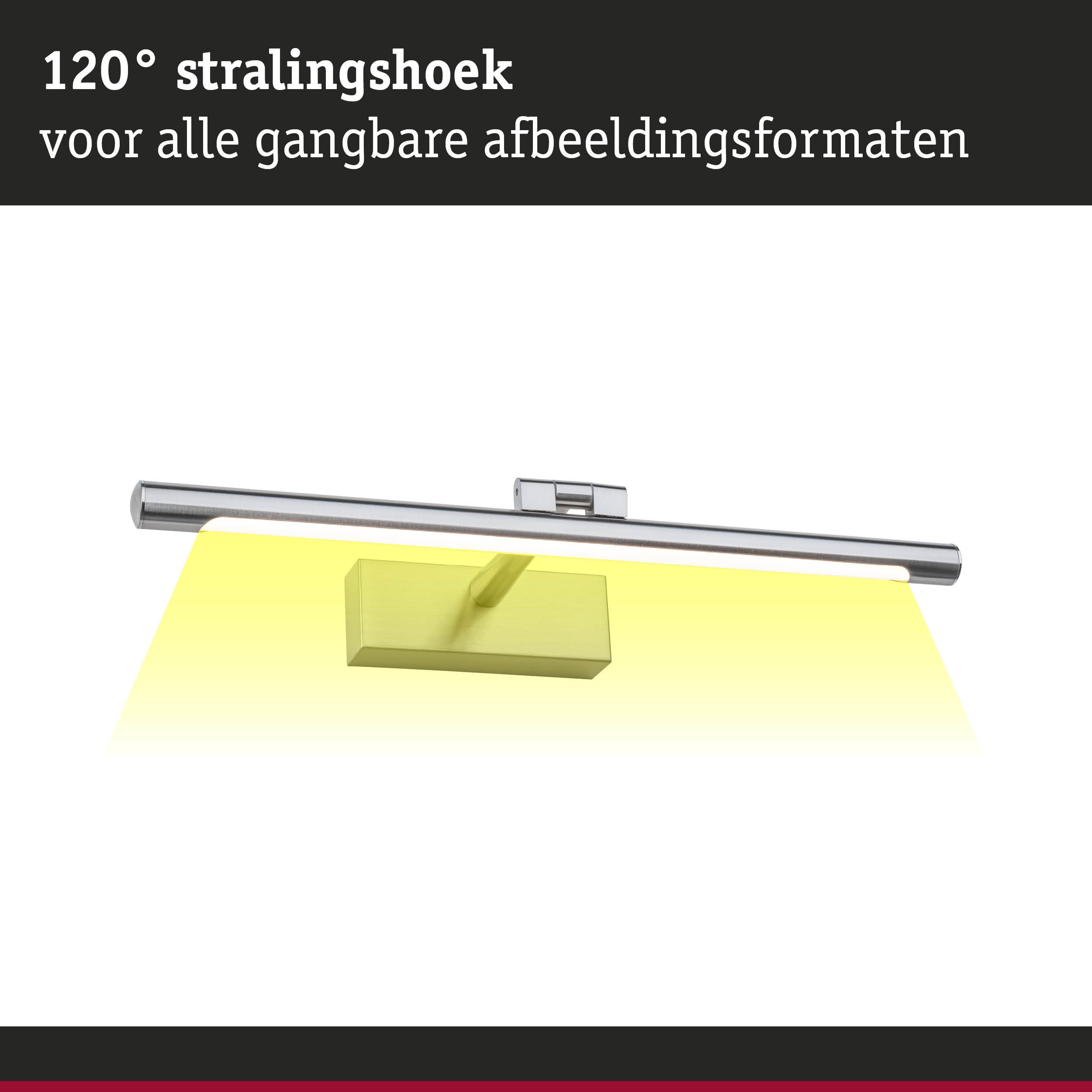 Moderne LED-buitenverlichting van geborsteld metaal met 120° stralingshoek voor wanddecoratie