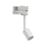 Weißer LED-Strahler aus Metall für Schienensysteme, dimmbar, moderner Spot für Akzentbeleuchtung