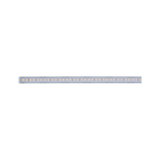 Long LED light strip with warm white LEDs and transparent casing for modern lighting solutions