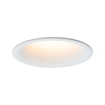Panneau LED encastré rond blanc avec lumière blanc chaud pour éclairage de plafond économe en énergie