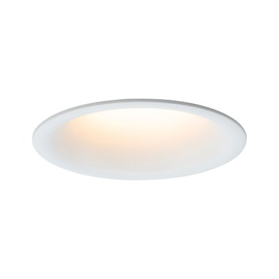 Rundes weißes LED-Einbaupanel mit warmweißem Licht für energiesparende Deckenbeleuchtung